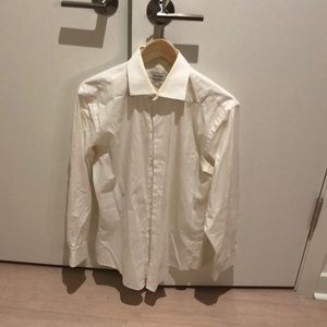 Calvin Klein White Men’s 16/32-33 Dress Shirt